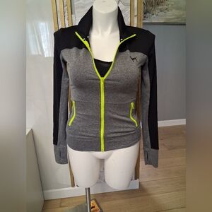 Victoria's Secret PINK Black and Gray Ultimate Leggings